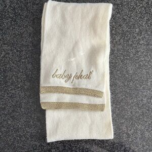 Baby Phat Cream and Gold Knit Scarf